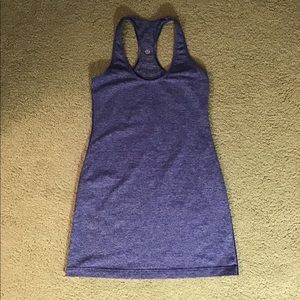 blue racerback tank